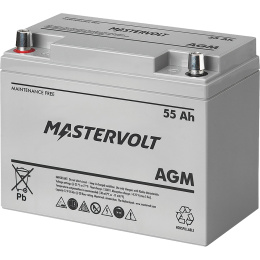 Аккумуляторная батарея Mastervolt AGM, 12 В, 55 АЧ (10267575)
